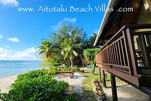 veranda of th beach villa
